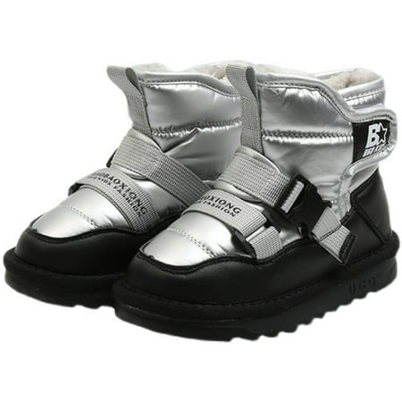 Boys Girls Snow Boots Waterproof Hook and Loop Fur Lining Velcro Ankle Boots for Children Kid
Boys Girls Snow Boots Waterproof Hook and Loop Fur Lining Velcro Ankle Boots for Children Kid