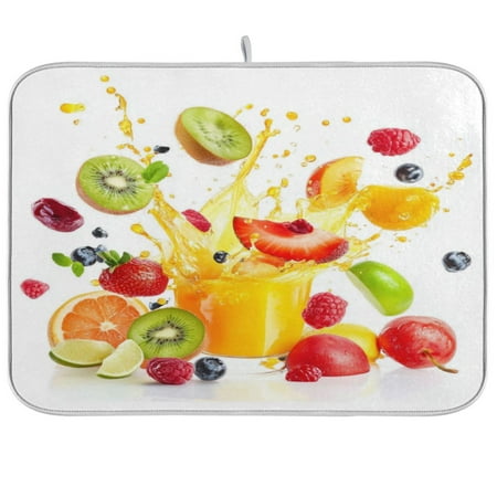 Fruit Juice Splash Dish Drying Mat Kitchen Mats Microfiber Counter Absorbent Dish Pad Drainer Rack 
Fruit Juice Splash Dish Drying Mat Kitchen Mats Microfiber Counter Absorbent Dish Pad Drainer Rack