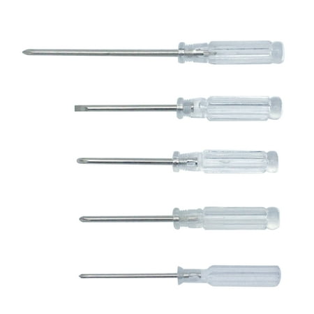 5Pcs Mini Screwdriver Computer Tool Transparent Slotted Screwdriver Phillips Screwdriver
5Pcs Mini Screwdriver Computer Tool Transparent Slotted Screwdriver Phillips Screwdriver
