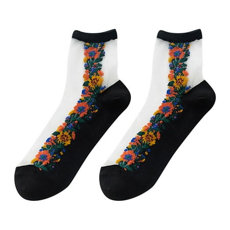 Labakihah socks 1Pair Women s Summer Linen Pattern Retro Stitching Small Floral Socks Black
Labakihah socks 1Pair Women s Summer Linen Pattern Retro Stitching Small Floral Socks Black