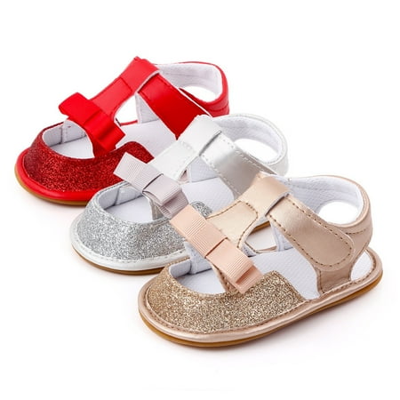 Entyinea Girls Sandals Baby Summer Sneakers Cute Glitter Bow Walking Shoes Casual Soccer Sister Shirts for Girls Gold 4
Entyinea Girls Sandals Baby Summer Sneakers Cute Glitter Bow Walking Shoes Casual Soccer Sister Shirts for Girls Gold 4
