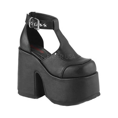 Women s Demonia Camel 103 T-Strap Sandal