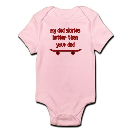 CafePress - My Dad Skates Better Than Yo Infant Bodysuit - Baby Light Bodysuit 
CafePress - My Dad Skates Better Than Yo Infant Bodysuit - Baby Light Bodysuit