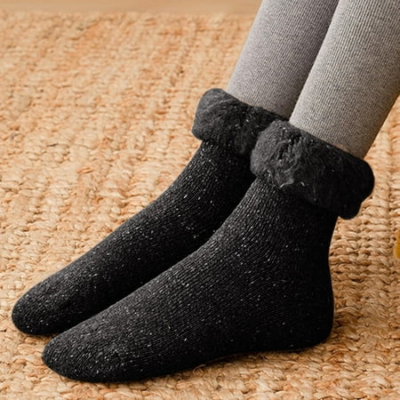 Socks for Women 1 PairsWomen Winter Thickened Snow Socks Plus Velvet Mid Tube Socks Turn Over Solid Color Long Tube Socks
Socks for Women 1 PairsWomen Winter Thickened Snow Socks Plus Velvet Mid Tube Socks Turn Over Solid Color Long Tube Socks