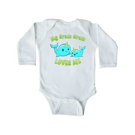 Inktastic My Gram Gram loves me- cute narwhal Gift Baby Boy or Baby Girl Long Sleeve Bodysuit
Inktastic My Gram Gram loves me- cute narwhal Gift Baby Boy or Baby Girl Long Sleeve Bodysuit