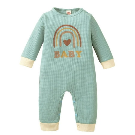 Cindysus Infant Cartoon Crew Neck Playsuit Newborn Loose Jumpsuit Letter Print Home Buttons Cute Bodysuit Light Green 90cm
Cindysus Infant Cartoon Crew Neck Playsuit Newborn Loose Jumpsuit Letter Print Home Buttons Cute Bodysuit Light Green 90cm