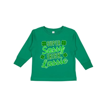 Inktastic Super Sassy Irish Lassy with Green 4 Leaf Clovers Gift Toddler Boy or Toddler Girl Long Sleeve T-Shirt
Inktastic Super Sassy Irish Lassy with Green 4 Leaf Clovers Gift Toddler Boy or Toddler Girl Long Sleeve T-Shirt