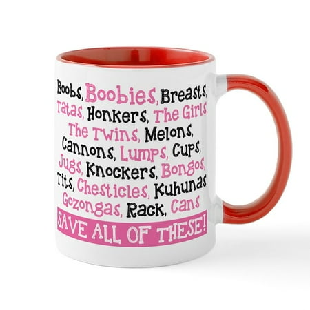CafePress - Breast Cancer Awareness Save Al - 11 oz Ceramic Mug - Novelty Coffee Tea Cup
CafePress - Breast Cancer Awareness Save Al - 11 oz Ceramic Mug - Novelty Coffee Tea Cup