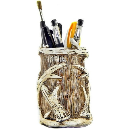 BWYTYLe 20331 Pen Holder Antler Deer Pencil Stand Vase Woodland Rustic Cabin Lodge Man Cave Decor 5 Inch Tall
BWYTYLe 20331 Pen Holder Antler Deer Pencil Stand Vase Woodland Rustic Cabin Lodge Man Cave Decor 5 Inch Tall