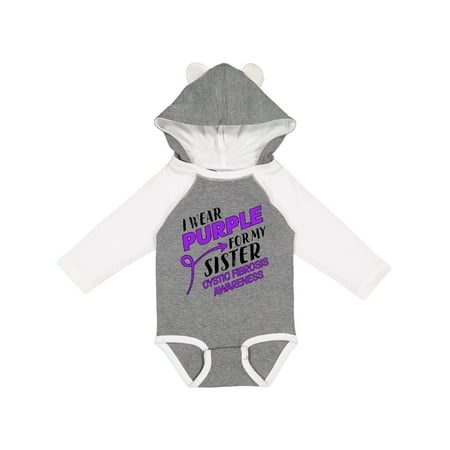 Inktastic I Wear Purple for my Sister- Cystic Fibrosis Awareness Gift Baby Boy or Baby Girl Long Sleeve Bodysuit
Inktastic I Wear Purple for my Sister- Cystic Fibrosis Awareness Gift Baby Boy or Baby Girl Long Sleeve Bodysuit