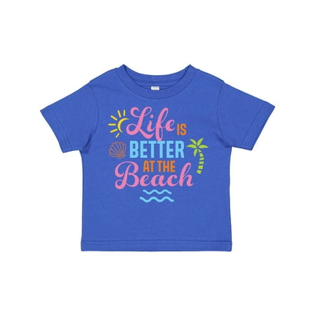 Inktastic Life is Better at the Beach with Sunshine Seashell and Palm Trees Gift Toddler Boy or Toddler Girl T-Shirt
Inktastic Life is Better at the Beach with Sunshine Seashell and Palm Trees Gift Toddler Boy or Toddler Girl T-Shirt