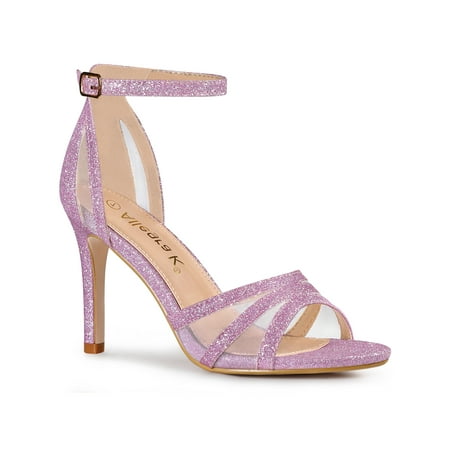 Allegra K Women s Glitter Ankle Strap Stiletto Heeled Sandals
Allegra K Women s Glitter Ankle Strap Stiletto Heeled Sandals