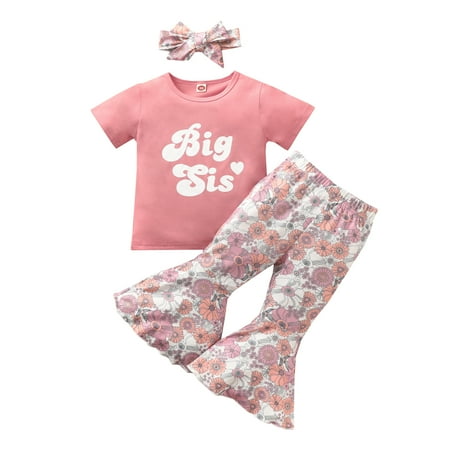 2022 0-6Y Sister Matching Kids Girl Summer Clothing BIG/LIL SIS Lettering Round Neck Short Sleeve Top/Romper+Floral Shorts 3pcs
2022 0-6Y Sister Matching Kids Girl Summer Clothing BIG/LIL SIS Lettering Round Neck Short Sleeve Top/Romper+Floral Shorts 3pcs