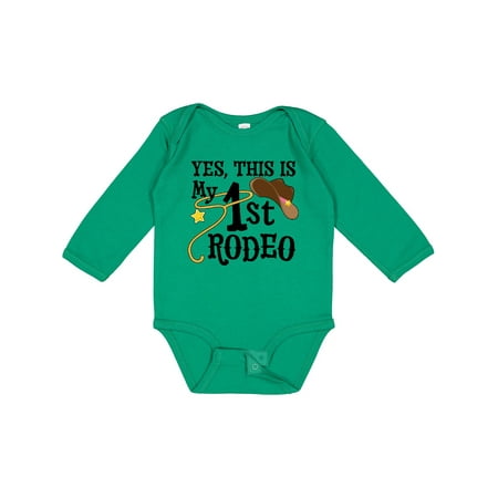 Inktastic Yes This is My 1st Rodeo- Cowboy Hat with Pink Band Lasso Gift Baby Girl Long Sleeve Bodysuit
Inktastic Yes This is My 1st Rodeo- Cowboy Hat with Pink Band Lasso Gift Baby Girl Long Sleeve Bodysuit