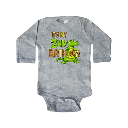 Inktastic It s My 2nd Birthday with Cute Green Alligator Gift Baby Boy or Baby Girl Long Sleeve Bodysuit
Inktastic It s My 2nd Birthday with Cute Green Alligator Gift Baby Boy or Baby Girl Long Sleeve Bodysuit