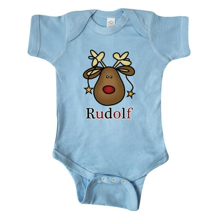 Inktastic Rudolf The Red Nosed Randier Gift Baby Boy or Baby Girl Bodysuit