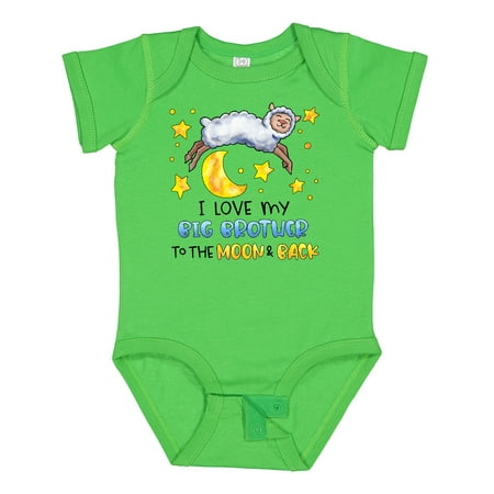 Inktastic I Love My Big Brother to the Moon and Back Cute Sheep Gift Baby Boy or Baby Girl Bodysuit
Inktastic I Love My Big Brother to the Moon and Back Cute Sheep Gift Baby Boy or Baby Girl Bodysuit