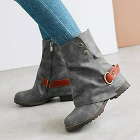 Ankle Boots Retro Women Autumn Winter Zipper Square Heels Short Booties Round Toe Shoes
Ankle Boots Retro Women Autumn Winter Zipper Square Heels Short Booties Round Toe Shoes