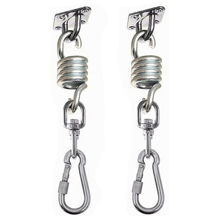 2Pcs Swivel Hooks for Hammock Swing Chairs Stainless Steel Hanging Accessories Kit for Ceiling/Indoor/Outdoor
2Pcs Swivel Hooks for Hammock Swing Chairs Stainless Steel Hanging Accessories Kit for Ceiling/Indoor/Outdoor