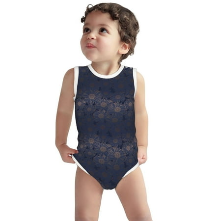 Vsdgher Sunflowers Print Baby Unisex Baby Cotton Sleeveless Bodysuits Soft and velvety comfortable and breathable
Vsdgher Sunflowers Print Baby Unisex Baby Cotton Sleeveless Bodysuits Soft and velvety comfortable and breathable
