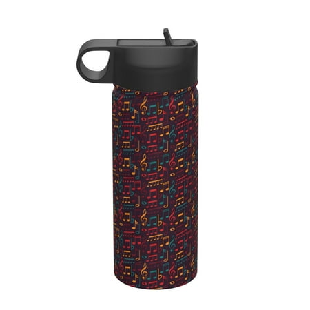 Ocsxa Music Print 18 oz Insulated Water Bottle With Straw Stainless Steel Sports Water Cup Flask Wide Mouth Travel Thermal Mug for Home Office or Car
Ocsxa Music Print 18 oz Insulated Water Bottle With Straw Stainless Steel Sports Water Cup Flask Wide Mouth Travel Thermal Mug for Home Office or Car