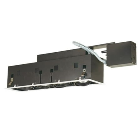 Jesco Lighting MGRP20-4SSB 4 Light Square Double Gimbal Remodel Par20