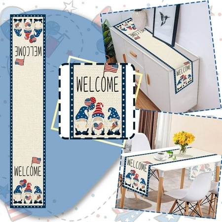 NIUREDLTD Farmhouses Runner Table Day Dresser Dining Decor Scarf Independence For Kitchen Decorative Table Banner
NIUREDLTD Farmhouses Runner Table Day Dresser Dining Decor Scarf Independence For Kitchen Decorative Table Banner