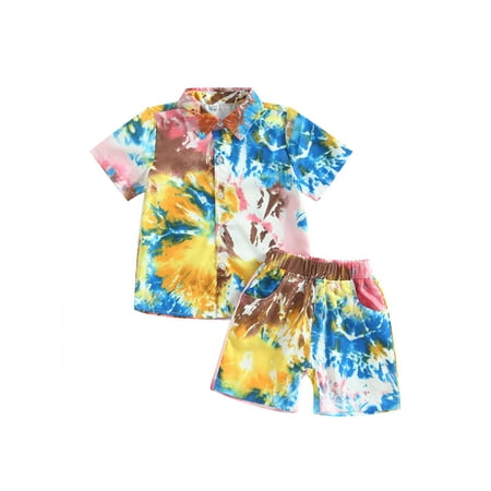 Wassery Toddler Baby Boys Summer Clothes 1 2 3 4 5 6 Years Kids Boy Outfits Tie-Dye Short Sleeve Shirts Tops Elastic Waist Shorts Vacation Beachwear 2Pcs Set 1-6T
Wassery Toddler Baby Boys Summer Clothes 1 2 3 4 5 6 Years Kids Boy Outfits Tie-Dye Short Sleeve Shirts Tops Elastic Waist Shorts Vacation Beachwear 2Pcs Set 1-6T