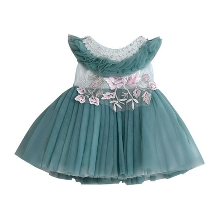 Little Girl Dress Pageant Party Sundress For Girls Wedding Crew Neck Pearl Floral Embroidered Patch Design Sleeveless Bow A Line For 6M To 30M
Little Girl Dress Pageant Party Sundress For Girls Wedding Crew Neck Pearl Floral Embroidered Patch Design Sleeveless Bow A Line For 6M To 30M