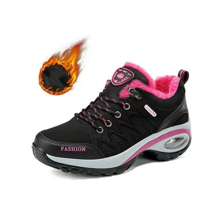 Wazshop Ladies Trainers Comfort Sneakers Breathable Athletic Shoes Cushioned Sport Hiking Shoe Womens Wedge Casual Black Plush Lined 7.5
Wazshop Ladies Trainers Comfort Sneakers Breathable Athletic Shoes Cushioned Sport Hiking Shoe Womens Wedge Casual Black Plush Lined 7.5