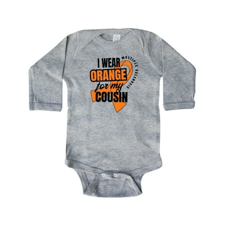 Inktastic I Wear Orange For My Cousin Multiple Sclerosis Awareness Gift Baby Boy or Baby Girl Long Sleeve Bodysuit
Inktastic I Wear Orange For My Cousin Multiple Sclerosis Awareness Gift Baby Boy or Baby Girl Long Sleeve Bodysuit