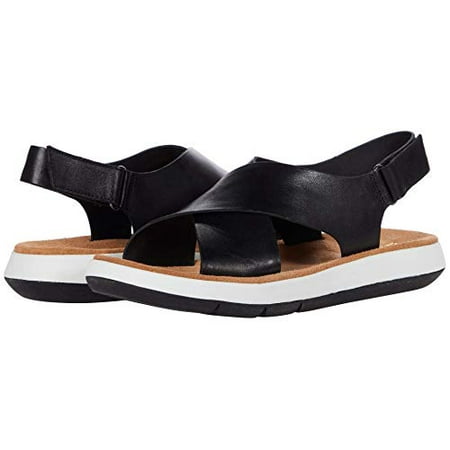 Clarks Jemsa Cross Black Leather 6.5 B (M)