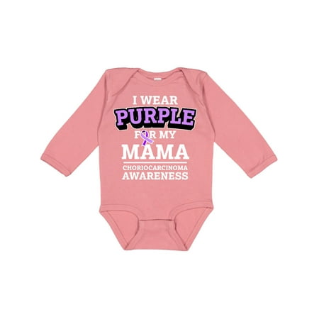 Inktastic I Wear Purple For My Mama Choriocarcinoma Awareness Gift Baby Boy or Baby Girl Long Sleeve Bodysuit
Inktastic I Wear Purple For My Mama Choriocarcinoma Awareness Gift Baby Boy or Baby Girl Long Sleeve Bodysuit