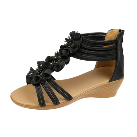 Sandals Women Sandals For Women Ladies Fashion Solid Wedges Casual Shoes Beach Bohemian Sandals Womens Sandals Pu Black 41
Sandals Women Sandals For Women Ladies Fashion Solid Wedges Casual Shoes Beach Bohemian Sandals Womens Sandals Pu Black 41