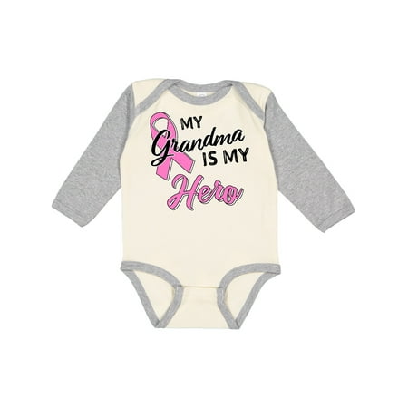Inktastic My Grandma is my Hero- Breast Cancer Awareness Boys or Girls Long Sleeve Baby Bodysuit
Inktastic My Grandma is my Hero- Breast Cancer Awareness Boys or Girls Long Sleeve Baby Bodysuit