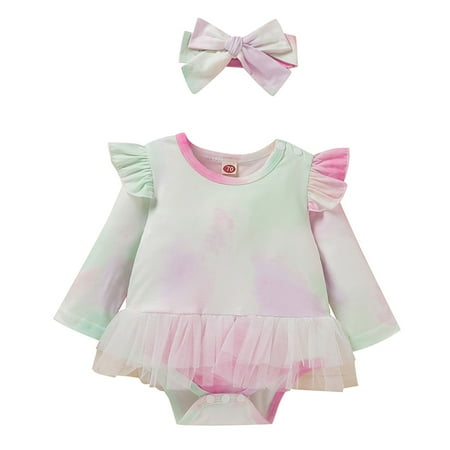 Dadaria Fall Baby Boys Girls Clothes 0-24 Months Toddler Newborn Tie Adye Flying Sleeve Mesh Romper + Headband Pink 12-18 Months Toddler
Dadaria Fall Baby Boys Girls Clothes 0-24 Months Toddler Newborn Tie Adye Flying Sleeve Mesh Romper + Headband Pink 12-18 Months Toddler