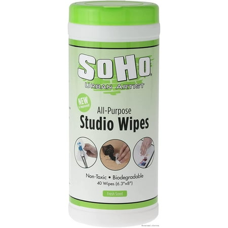 Paint Remover pes Biodeadable & Non Toxic Cleaner For Brushes Hands Painting Palette And Studio Floors 40 pes
Paint Remover pes Biodeadable & Non Toxic Cleaner For Brushes Hands Painting Palette And Studio Floors 40 pes