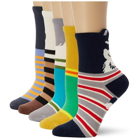 Pack of 5 Sweet Animal Design Women s Casual Comfortable Cotton Crew Socks Style 1 One Size (5-8.5)
Pack of 5 Sweet Animal Design Women s Casual Comfortable Cotton Crew Socks Style 1 One Size (5-8.5)