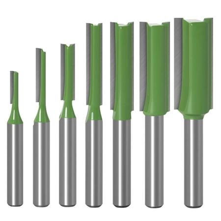Heldig 7pcs 6mm Shank Router Bit Straight Cutter With Carbide Edges Carpentry Cutter Woodworking Tool CutterB
Heldig 7pcs 6mm Shank Router Bit Straight Cutter With Carbide Edges Carpentry Cutter Woodworking Tool CutterB