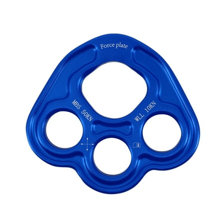 Aviation Aluminum Rigging Plate 4 Holes Outdoor Sports Mountaineering Equipment