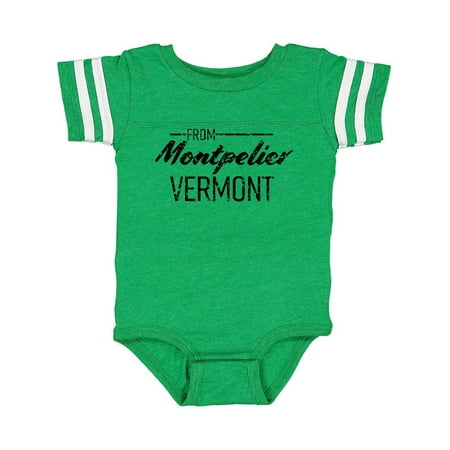 Inktastic From Montpelier Vermont in Black Distressed Text Gift Baby Boy or Baby Girl Bodysuit
Inktastic From Montpelier Vermont in Black Distressed Text Gift Baby Boy or Baby Girl Bodysuit
