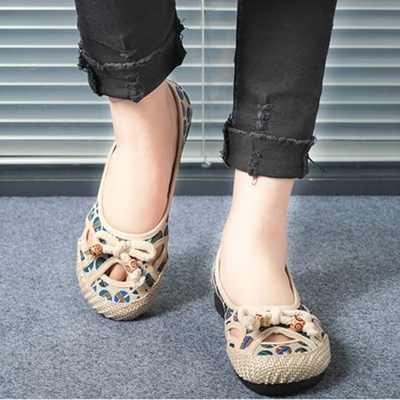 Aayomet Wide Width Sandals for Women Ladies Shoes Ethnic Style Comfortable Casual Cloth Shoes Breathable Hollow Soft Sole Single Green 6.5
Aayomet Wide Width Sandals for Women Ladies Shoes Ethnic Style Comfortable Casual Cloth Shoes Breathable Hollow Soft Sole Single Green 6.5