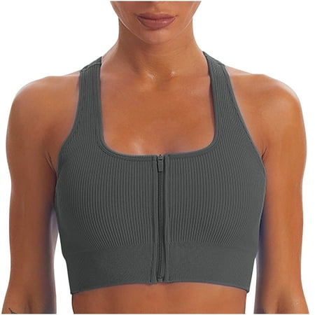 Yedhsi Zipper Front Sports Bra Padded High Impact Support for Yoga Gym Workout Fitness Bras for Women
Yedhsi Zipper Front Sports Bra Padded High Impact Support for Yoga Gym Workout Fitness Bras for Women