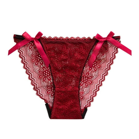 Women s Sexy Lace Underwear Ladies Bow Hollow Out G-String Briefs Underpants Hipster Floral Thongs Panties Lingerie
Women s Sexy Lace Underwear Ladies Bow Hollow Out G-String Briefs Underpants Hipster Floral Thongs Panties Lingerie