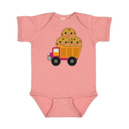 Inktastic Cookie Lover Gifts Funny Truck Gift Baby Boy or Baby Girl Bodysuit