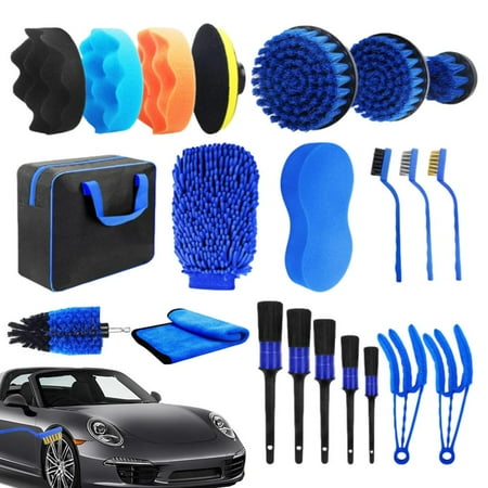 Geruite Car Cleaning Kit 22-pcs Car Detailing Kit with 5 Detailing Brushes Car Wash Kits with Wire Brushes & Detailing Brushes Car Cleaning Supplies for Wheel Tire Dashboard Air Vents classical
Geruite Car Cleaning Kit 22-pcs Car Detailing Kit with 5 Detailing Brushes Car Wash Kits with Wire Brushes & Detailing Brushes Car Cleaning Supplies for Wheel Tire Dashboard Air Vents classical