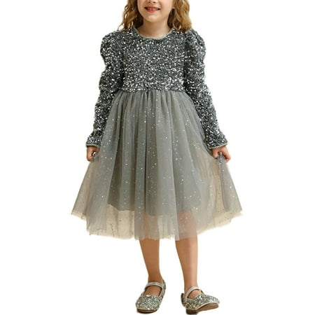 WIBACKER Girls Long Sleeve Sequin Princess Dress 2-7T Kids Fall Lace Tutu Birthday Wedding Prom Gown Dresses
WIBACKER Girls Long Sleeve Sequin Princess Dress 2-7T Kids Fall Lace Tutu Birthday Wedding Prom Gown Dresses