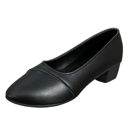 Women S Middle Heels Women Breathable Solid Color High Heels Round Toe Comfortable Slip On Casual Single Shoes Womens Shoes Pu 38
Women S Middle Heels Women Breathable Solid Color High Heels Round Toe Comfortable Slip On Casual Single Shoes Womens Shoes Pu 38