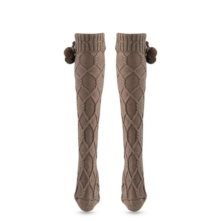 LEAQU Women 1 Pair Slouch Socks Breathable High Elasticity Anti-shedding Knit Knee-High Winter Boot Socks for Girl
LEAQU Women 1 Pair Slouch Socks Breathable High Elasticity Anti-shedding Knit Knee-High Winter Boot Socks for Girl