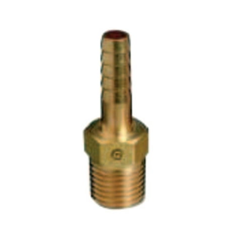 Brass Hose Adaptors NPT Thread/Barb Brass 1/4 in